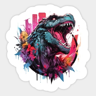 godzilla Sticker